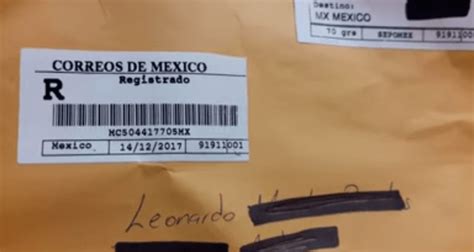 guia correos de mexico